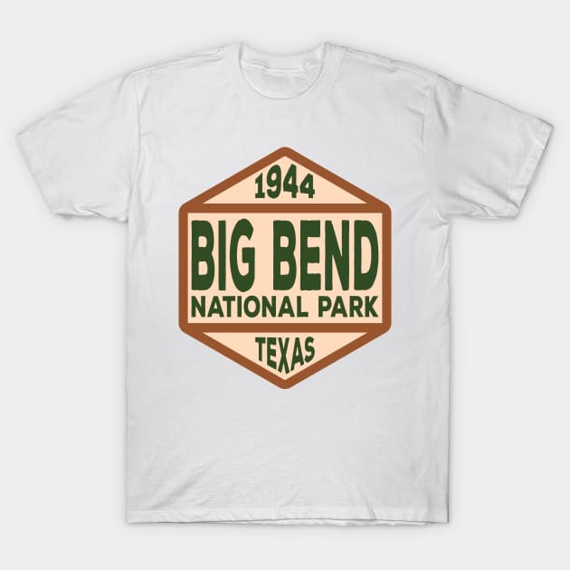 Big Bend National Park badge T-Shirt by SlapTheWorld